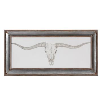  Western Skull Mount Print