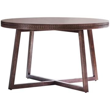 Pavilion Chic Dining Table Round Boho Retreat 