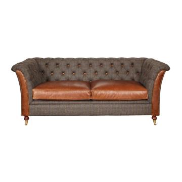 2 Seater Granby Sofa in Harris Tweed