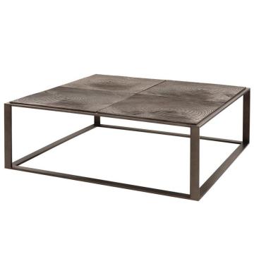 Eichholtz Coffee Table Zino with Bronze Wood Effect Top