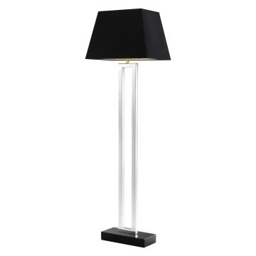 Floor Lamp Arlington With Black Velvet Shade