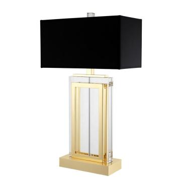 Table Lamp Arlington - Crystal Glass | Gold Finish