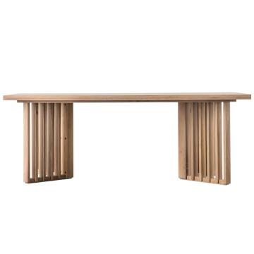 Nagoya Rectangular Slatted Dining Table