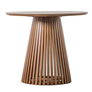 Seto Slatted Wooden Dining Table