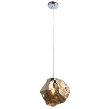 Mineral Glass Pendant Light Bronze