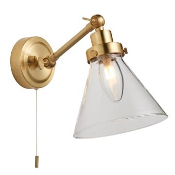 Sahara Brass & Glass Wall Light