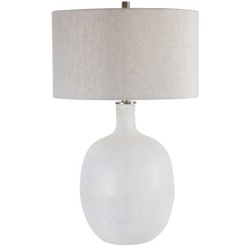  Whiteout Mottled Glass Table Lamp