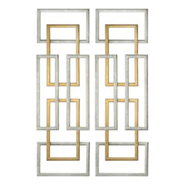  Aerin Geometric Wall Art, S/2