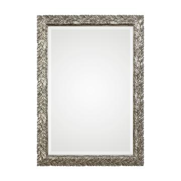  Evelina Silver Leaves Mirror