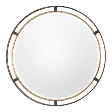  Carrizo Bronze Round Mirror