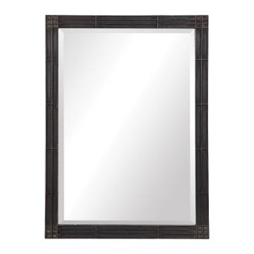  Gower Aged Black Vanity Mirror