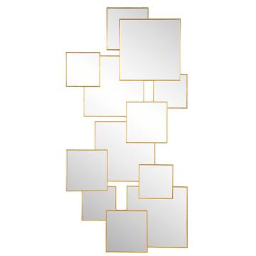  Soren Copper Squares Mirror