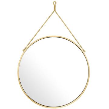 Morongo Round Gold Mirror