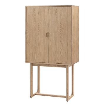 Nordia Cocktail Cabinet Natural Oak