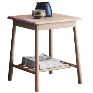 Square Side Table Nordic in Oak