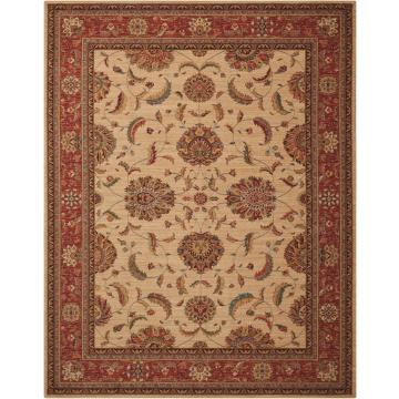 Nourison Rug Living Treasures - Ivory/Red