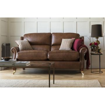 Parker Knoll Henley 2 Seater Sofa in London Saddle Leather