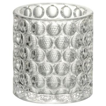 Tealight Holder Selina Glass Clear Height 10cm