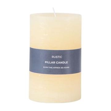 Pillar Candle Rustic Ivory Small 