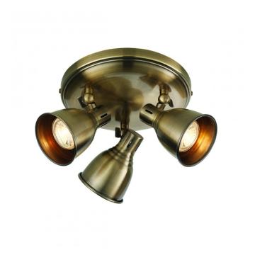 Pavilion Chic Ceiling Light Round Westbury - Antique Brass