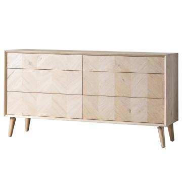 Chest of Drawers Papeete in Oak Veneer