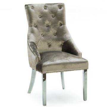 Clearance Belvedere Knockerback Dining Chair in Champagne