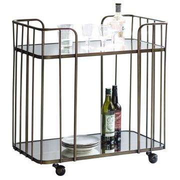 Pavilion Chic Drinks Trolley Verna Antique Bronze