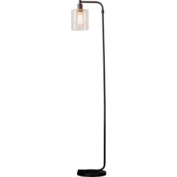 Aleixo Modern Industrial Floor Lamp - Black