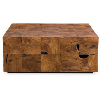 Teak Tac Toe Coffee Table - Carmel