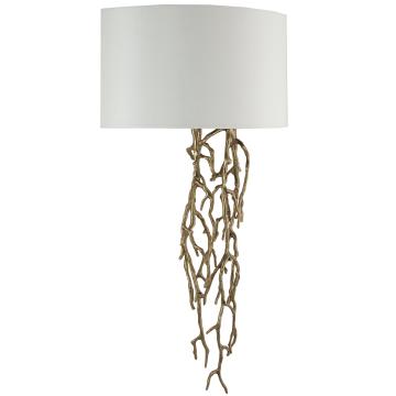 Wall Light Brinley with Antique Brass Roots