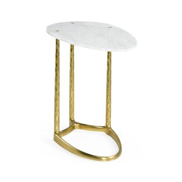 *Table* Supper Table in Satin Gold Brass