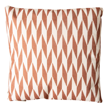 Burnt Orange Shard Square Scatter Cushion