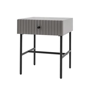 Nero 1 Drawer Bedside Grey