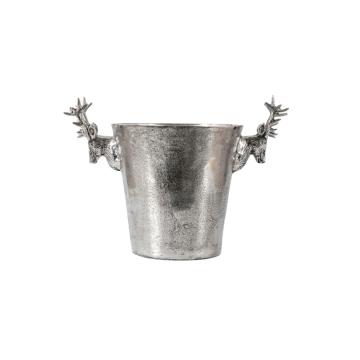 Stag Wine Bucket Large Aluminium