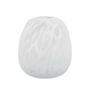 Aura Vase Small Frosted White Speck