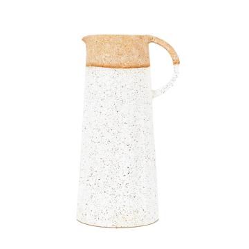 Hailo Pitcher Vase White Natural