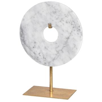 Marble & Gold Standing Ornament - Large