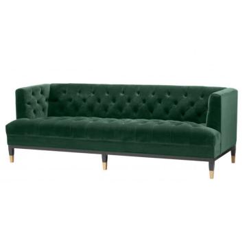 Sofa Castelle in Green Velvet