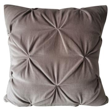 Cosy Neutral Velvet Cushion