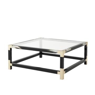 Cutting Edge Square Coffee Table in Black