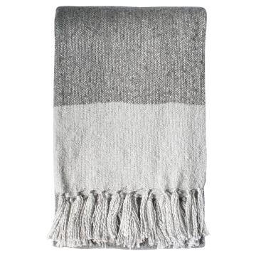 Throw Blanket Two Tone Falkirk in Grey