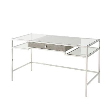 Tintagel Desk in Grey Blue Eggshell