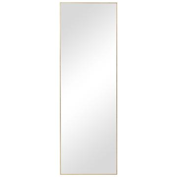Slim Frame Tall Mirror Gold