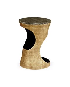 Round Accent Table Cut-Out - Emperor Gold