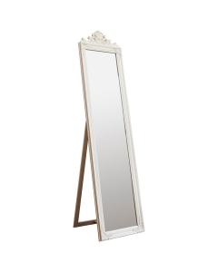 Cox Vintage Free Standing Full Length Mirror - White