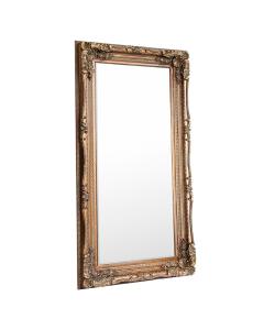 Gloucester Carved Floor Mirror - Gold