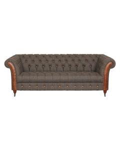 3 Seater Chester Club Sofa in Harris Tweed