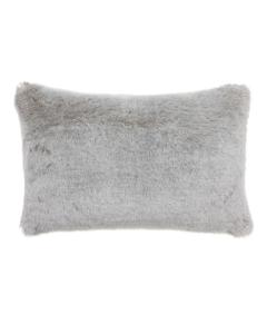 Eichholtz Scatter cushion Alaska faux fur light grey rect.